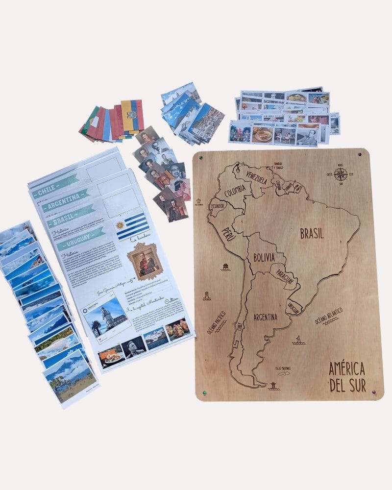 Mapa Puzzle Interactivo de América del Sur - Aprender sobre cultura, geografía e historia mientras juegan - Image 3