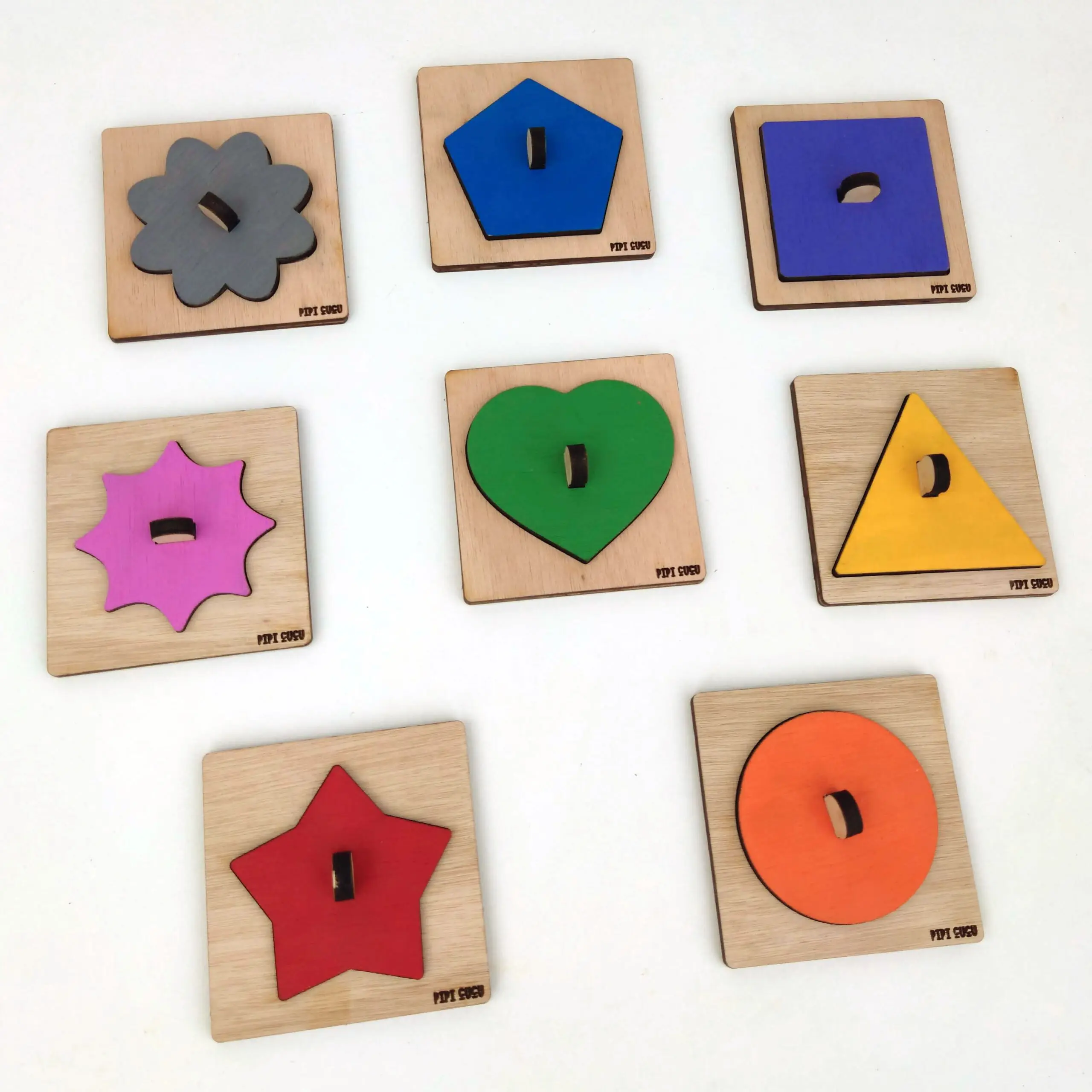 Puzzle de Formas con Fotos Personalizado (x8) | Aprender Jugando