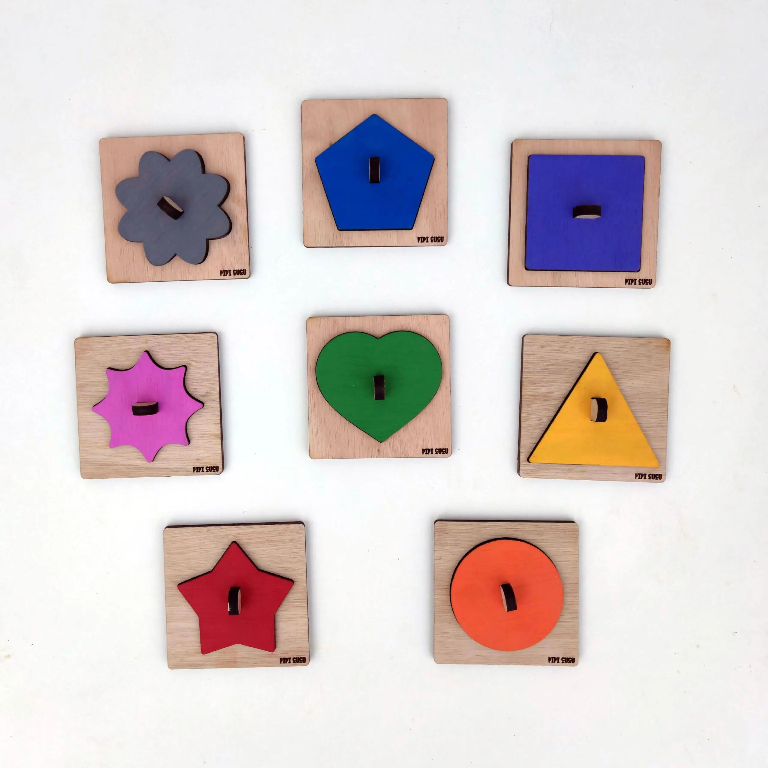 Puzzle de Formas con Fotos Personalizado (x8) | Aprender Jugando