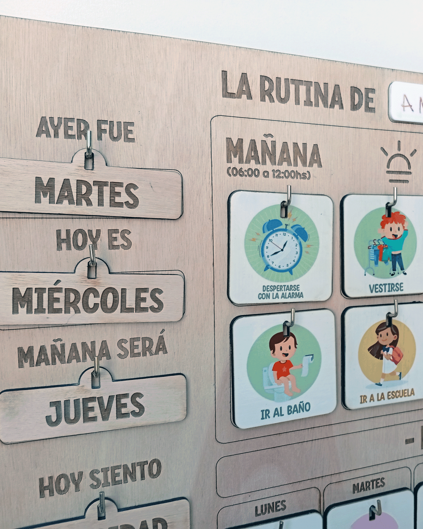 Organizador Semanal de Rutinas | Autonomía y Organización
