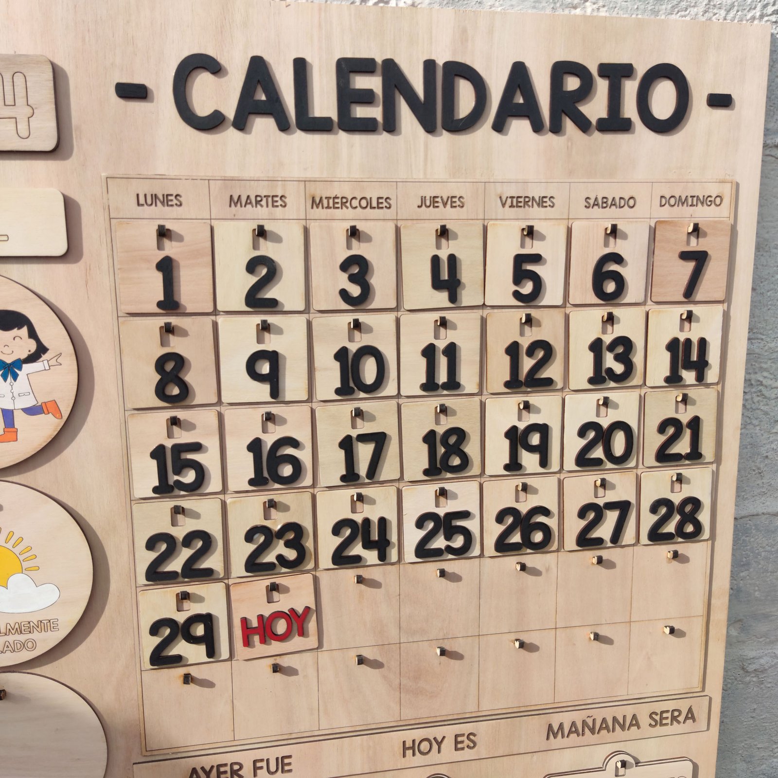 Calendario Interactivo XXL | Herramienta Pedagógica para Aula