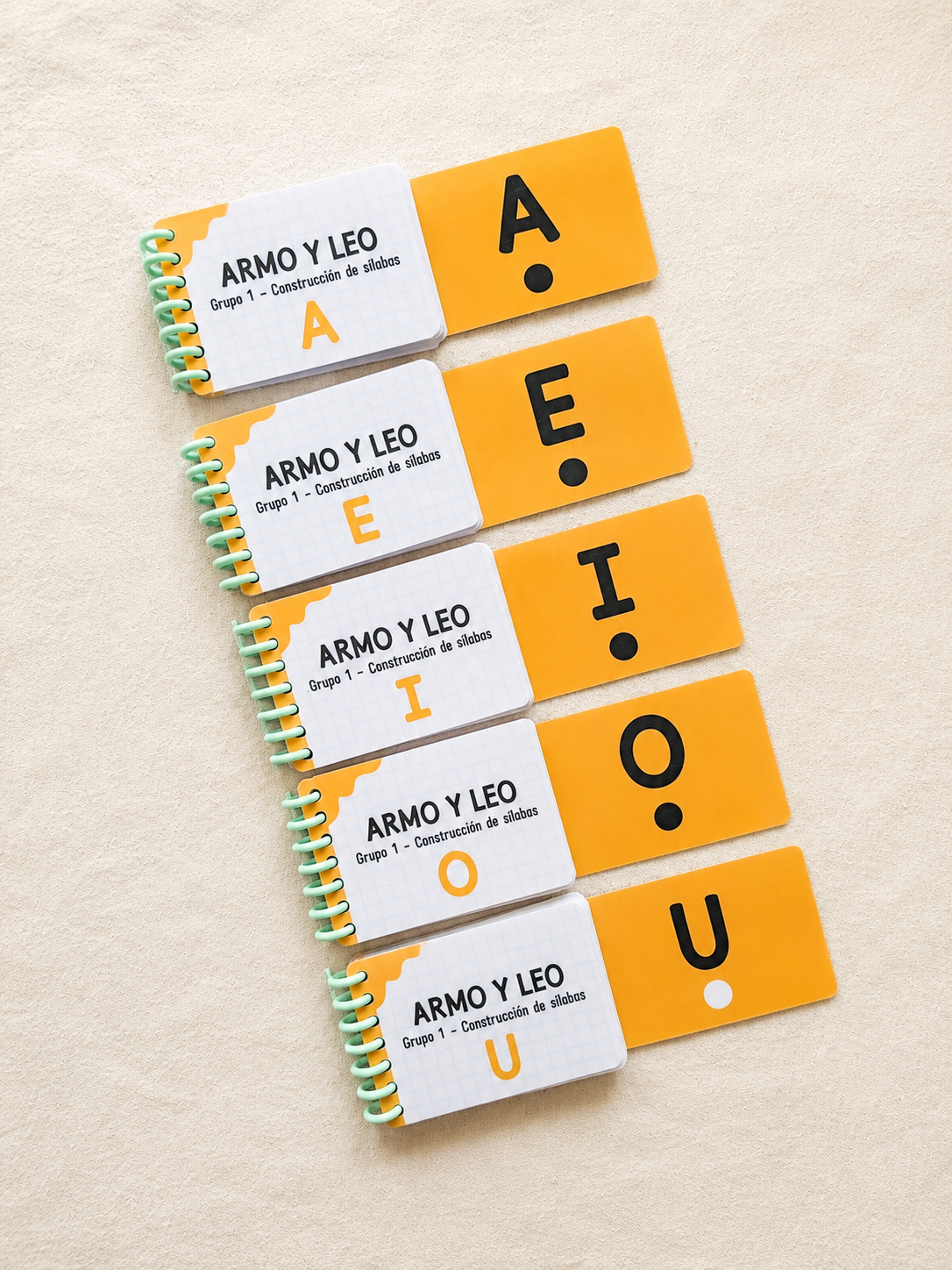 Armo y Leo Nivel 1 – Kit de Construcción de Sílabas
