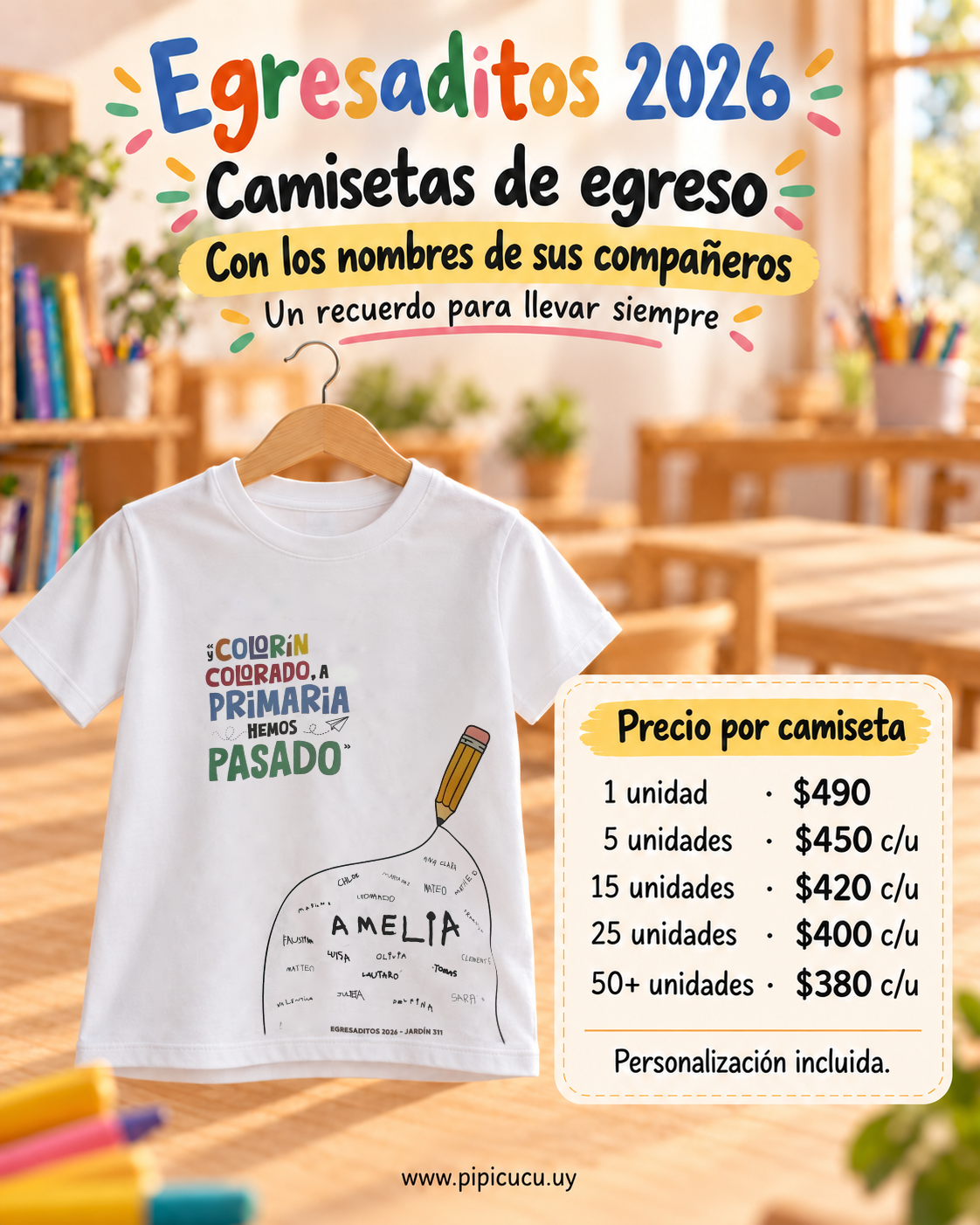 Camiseta Egresaditos